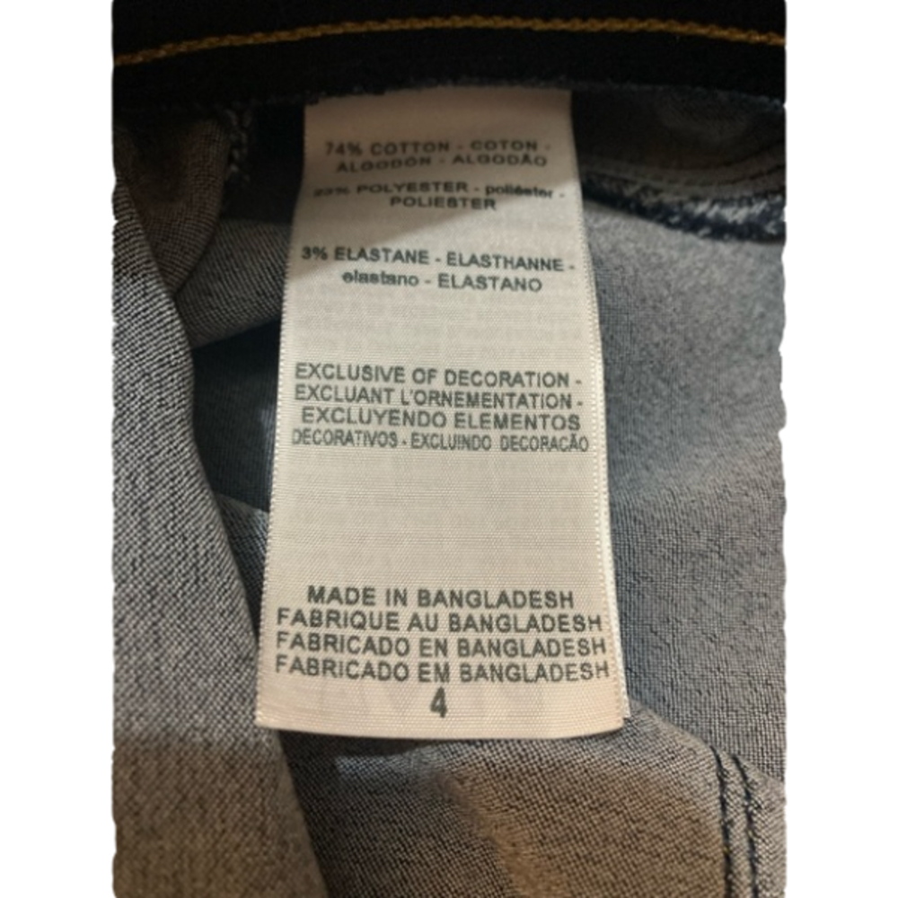 Levi’s Denizen Pull On Crop Dark Jeans - Picture 6 of 6